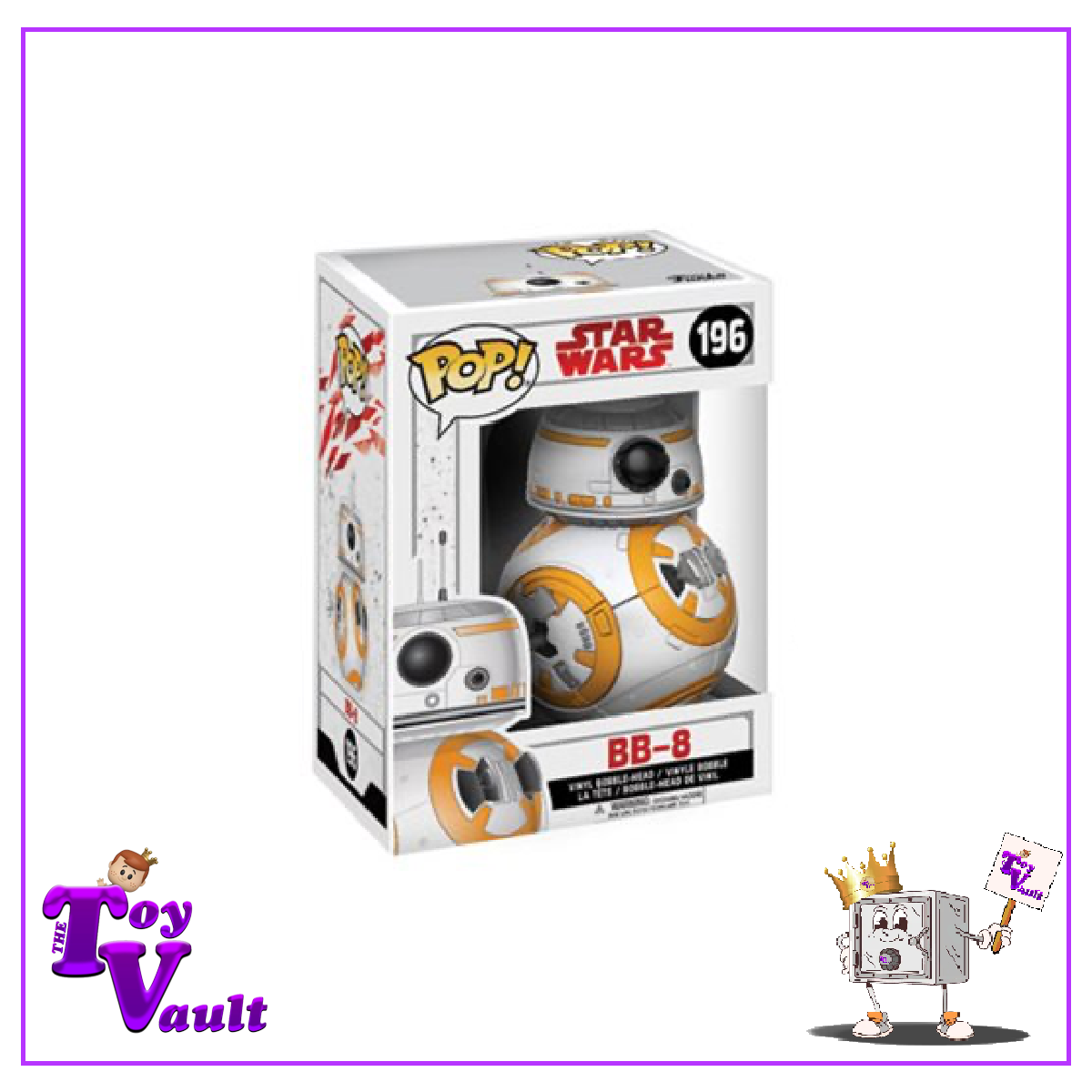 Funko Pop! Star Wars The Last Jedi - BB-8 #196