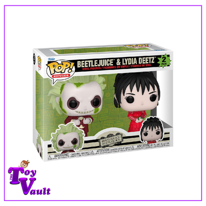 Funko Pop! Horror Movies Beetlejuice 2 - Beetlejuice and Lydia Deets (2 Pack)