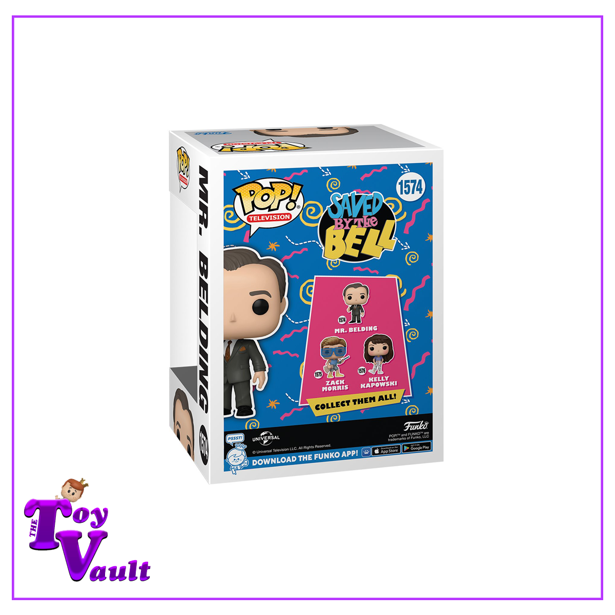 Funko Pop! Television Saved by The Bell 30th Anniversary - Mr. Belding #1574