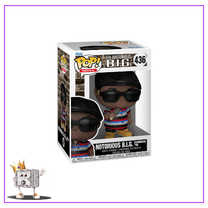 Funko Pop! Music Rap Icons - Notorious B.I.G. (Biggie) Summer ‘95 #436