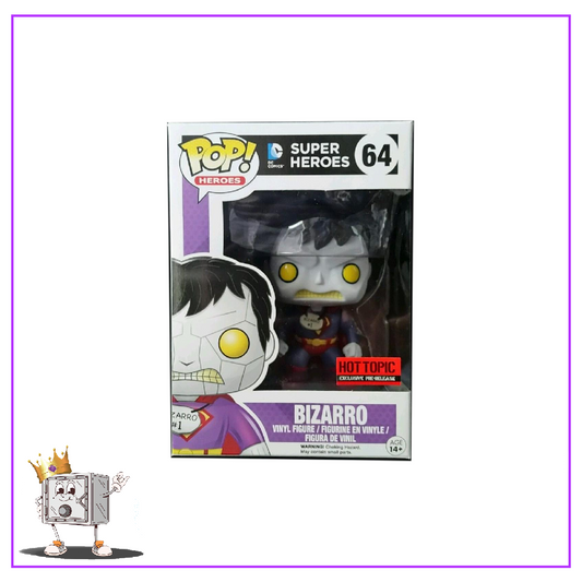 Funko Pop! DC Heroes Comics - Bizarro #64 Hot Topic Pre-Release Exclusive