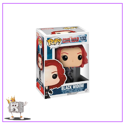 Funko Pop! Marvel Captain America Civil War - Black Widow #132