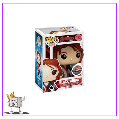 Funko Pop! Marvel Avengers Age of Ultron - Black Widow with Shield #103 GameStop Exclusive