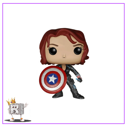 Funko Pop! Marvel Avengers Age of Ultron - Black Widow with Shield #103 GameStop Exclusive