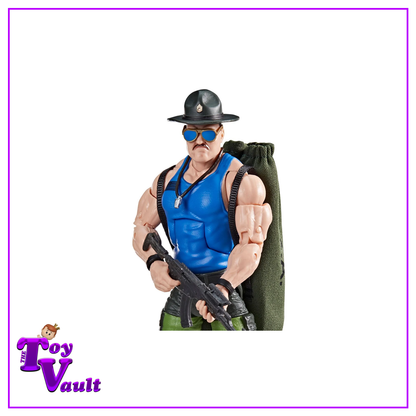 Hasbro Retro Toys GI Joe Classified Series Sgt. Slaughter (Blue)