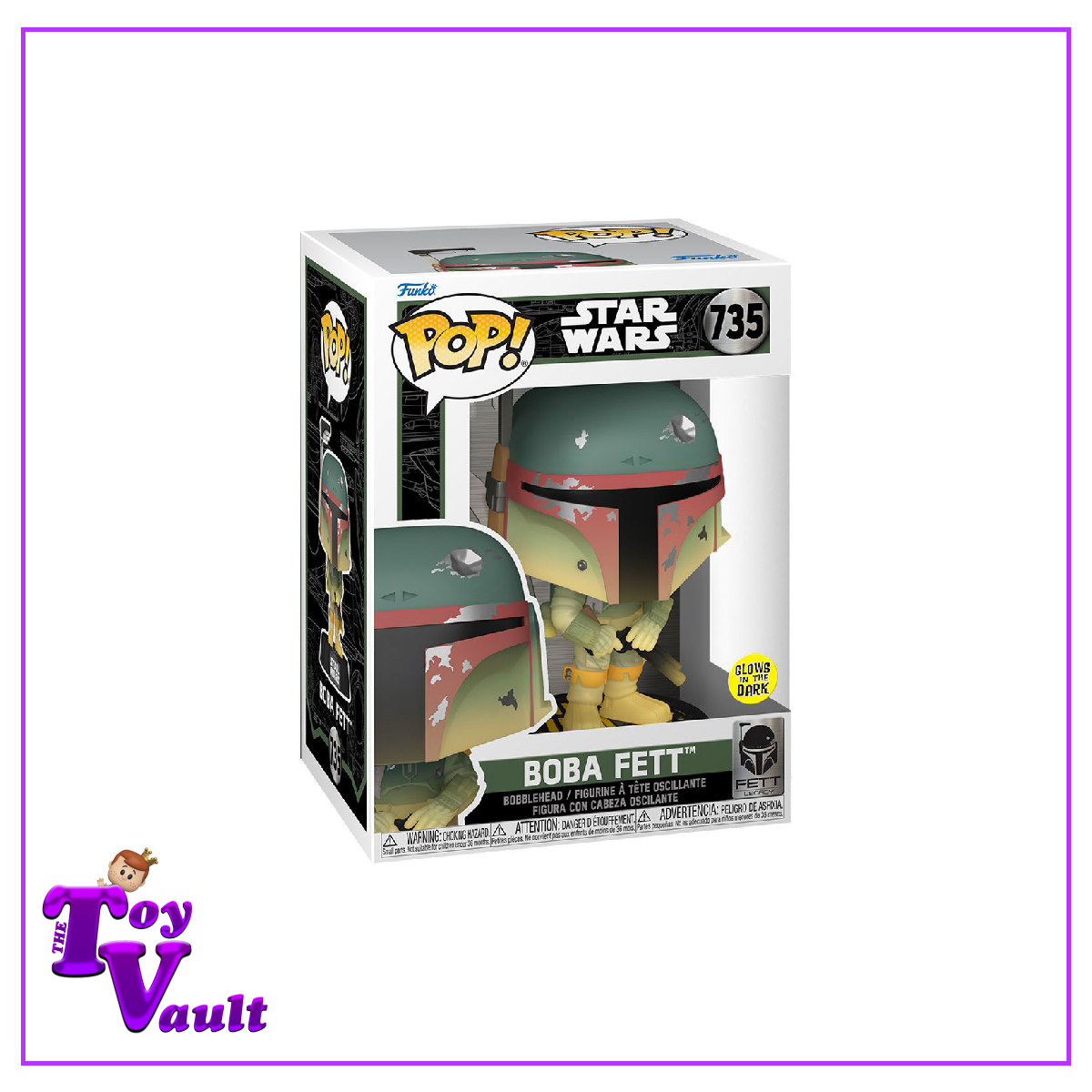 Funko Pop! Star Wars Fett Legacy - Boba Fett #735 (Glow in the Dark)