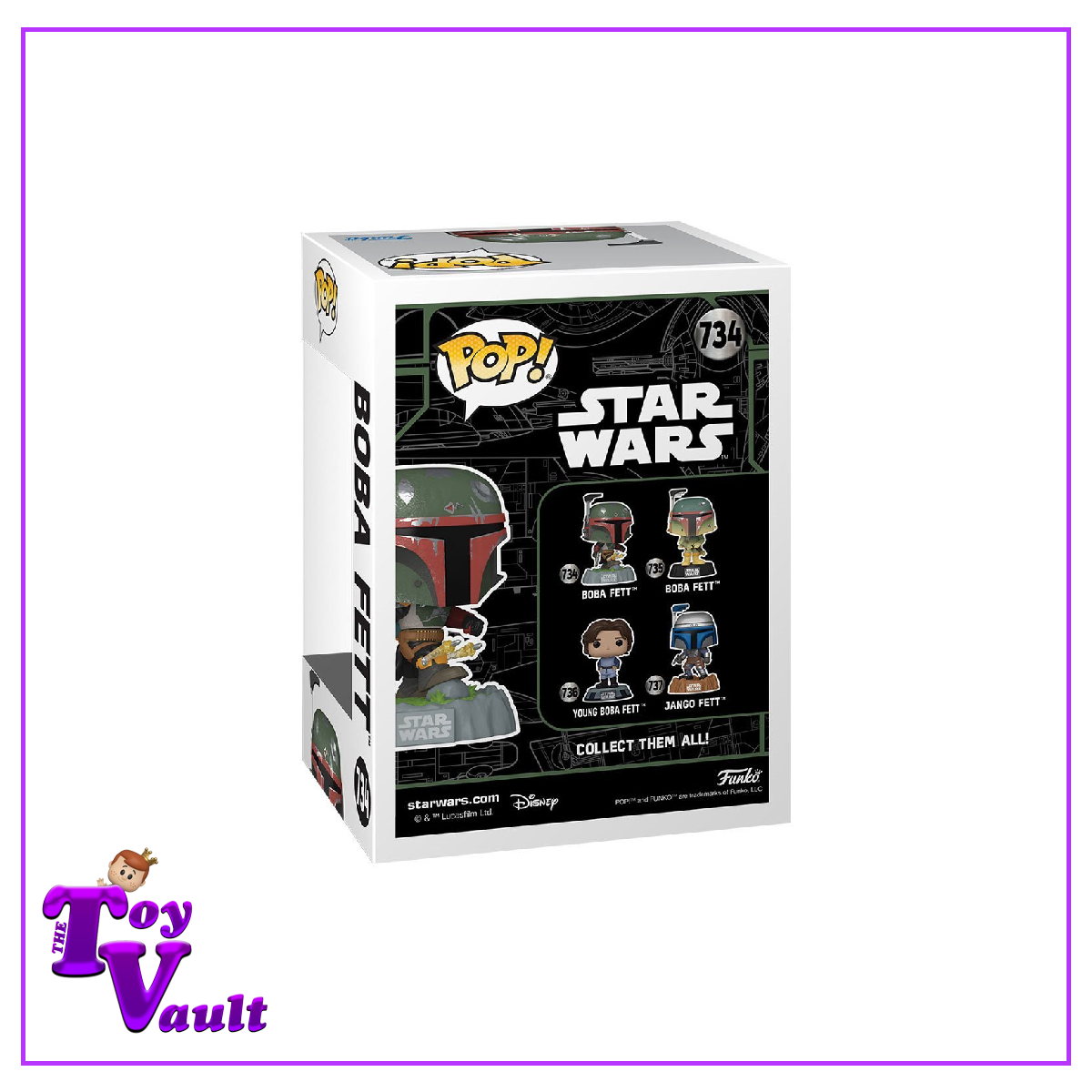 Funko Pop! Star Wars Fett Legacy - Boba Fett with Rockets #734