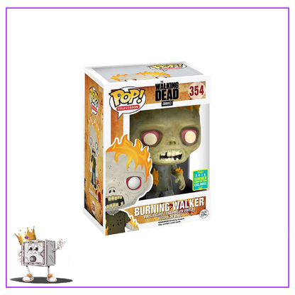 Funko Pop! Television Walking Dead - Burning Walker #354 SDCC Shared Exclusive