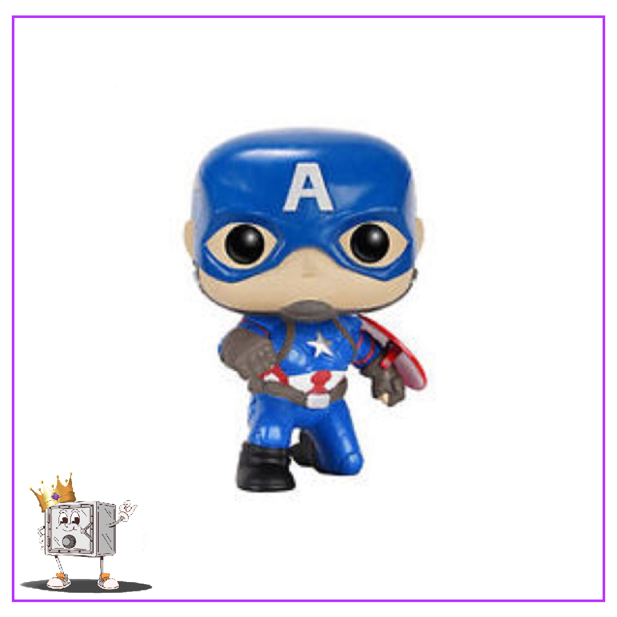 Funko Pop! Marvel Captain America Civil War - Captain America #137 GameStop Exclusive