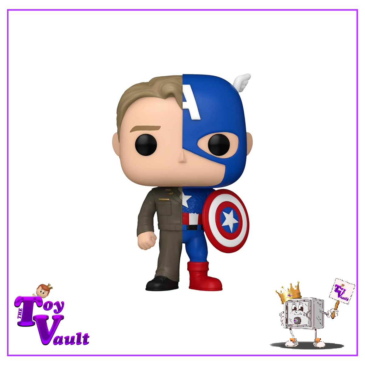 Funko Pop! Marvel Avengers Split - Steve Rogers / Captain America #1431 Preorder