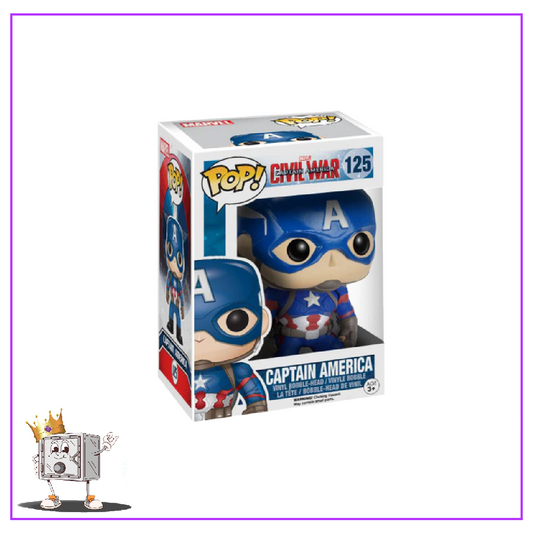 Funko Pop! Marvel Captain America Civil War - Captain America #125