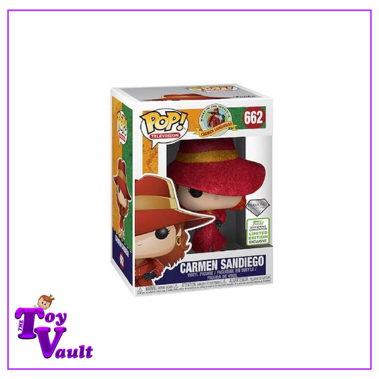 Funko Pop! Television Where in the World is Carmen Sandiego - Carmen #662 Diamond ECCC Shared Exclusive