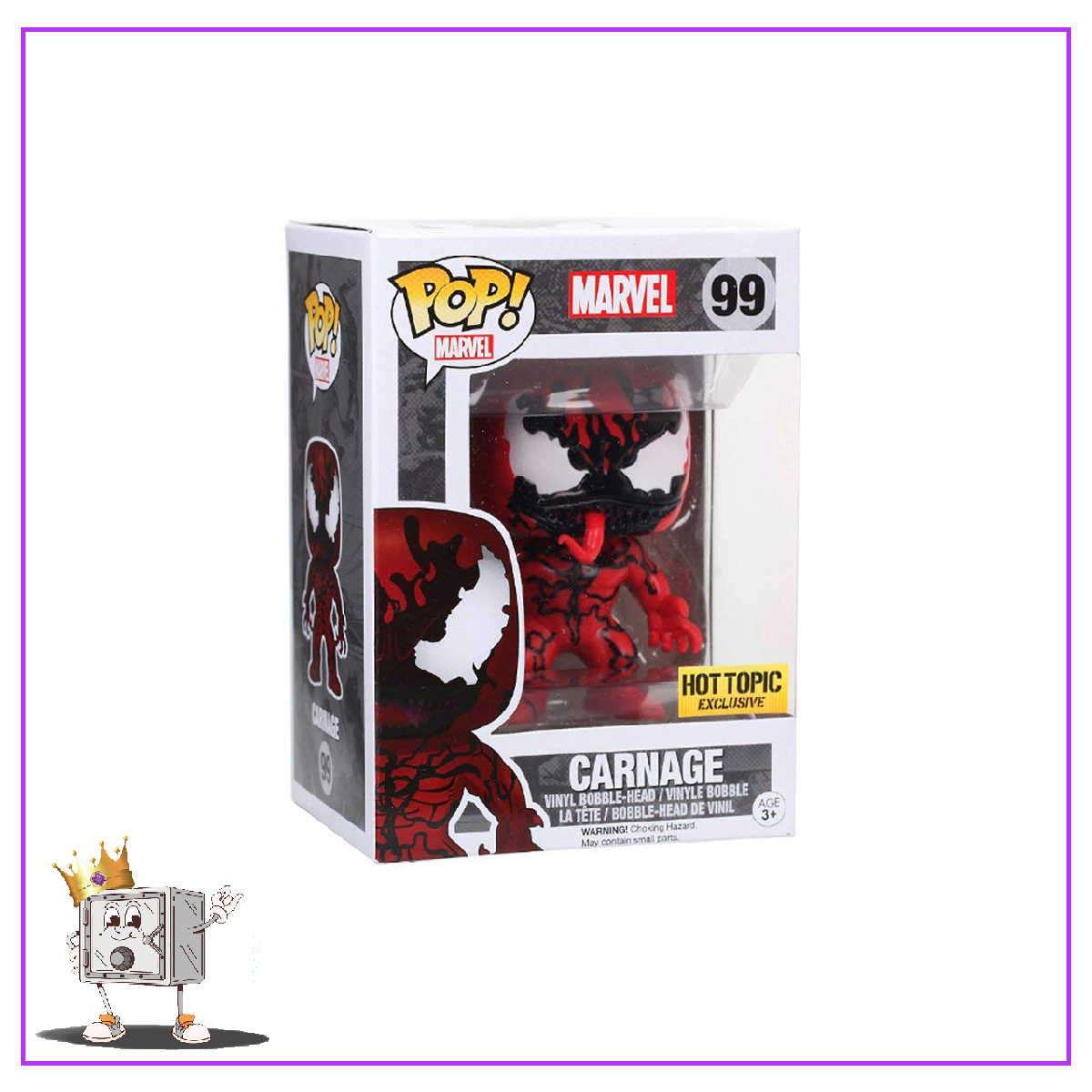 Funko Pop! Marvel Venom - Carnage #99 Hot Topic Exclusive