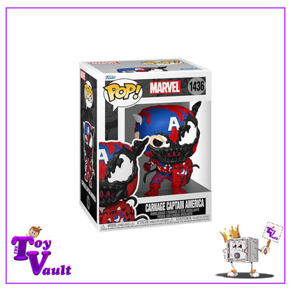 Funko Pop! Marvel Venom Total Carnage - Carnagized Captain America #1436