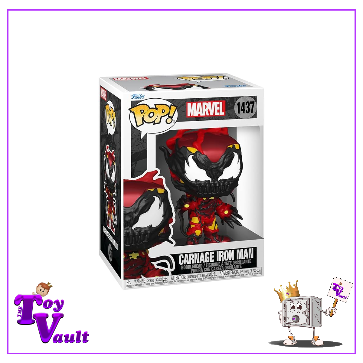 Funko Pop! Marvel Venom Total Carnage - Carnagized Iron Man #1437