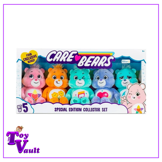 Care Bears Limited Edition Collectors Set of 5 Bears (4 Exclusives)