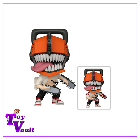 Funko Pop! Animation Chainsaw Man - Chainsaw Man #1677 Bloody CHASE + Common BUNDLE