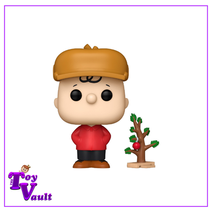 Funko Pop! Movies Peanuts A Charlie Brown Christmas - Charlie Brown with Christmas Tree #1627 Preorder