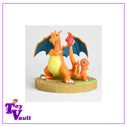 Bandai Banpresto Games Pokemon Charizard with Charmander Statue