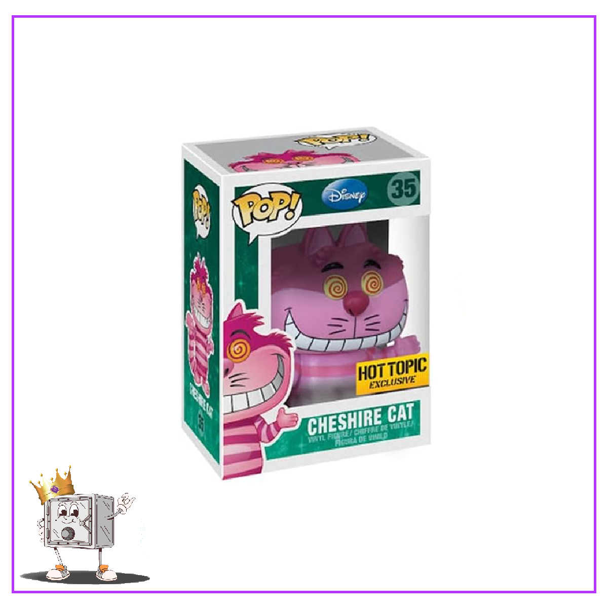 Funko Pop! Disney Alice in Wonderland - Cheshire Cat (Fading) #35 Hot Topic Exclusive