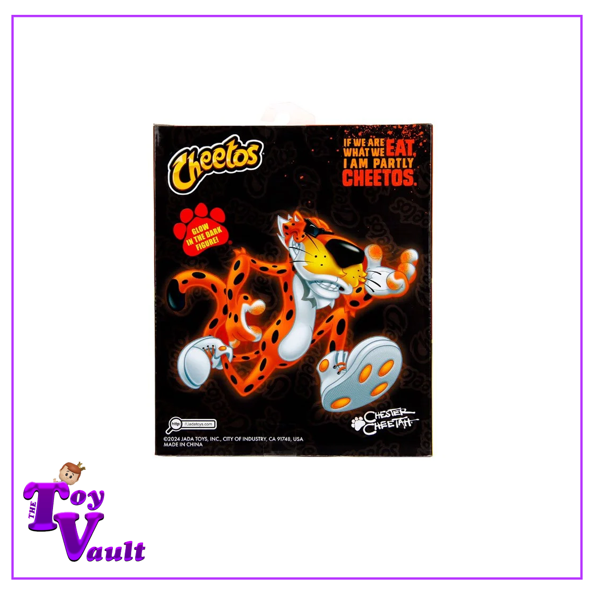 Jada Toys Icons Food Cheetos - Chester Cheetah Flamin' Hot Glow in the Dark 6-inch Action Figure Exclusive