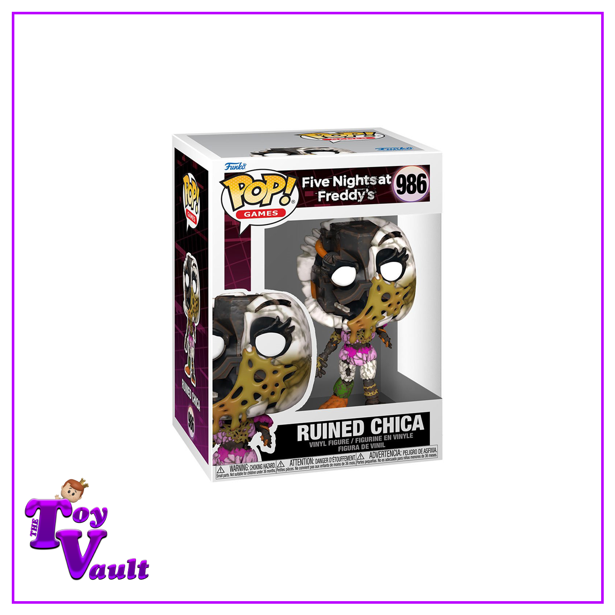 Funko Pop! Games Horror Five Nights at Freddy's Security Breach Ruin - Ruined Chica #986