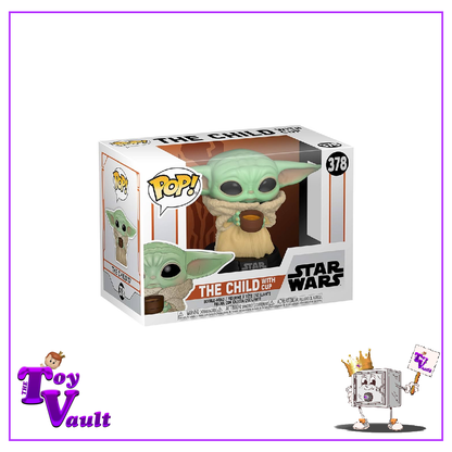 Funko Pop! Star Wars The Mandalorian - The Child with Cup #378