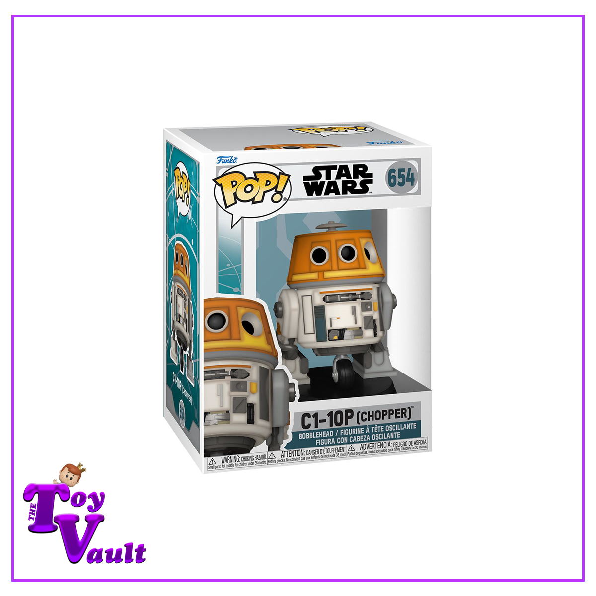 Funko Pop! Star Wars Ahsoka - Chopper (C1-10P) #654 Preorder