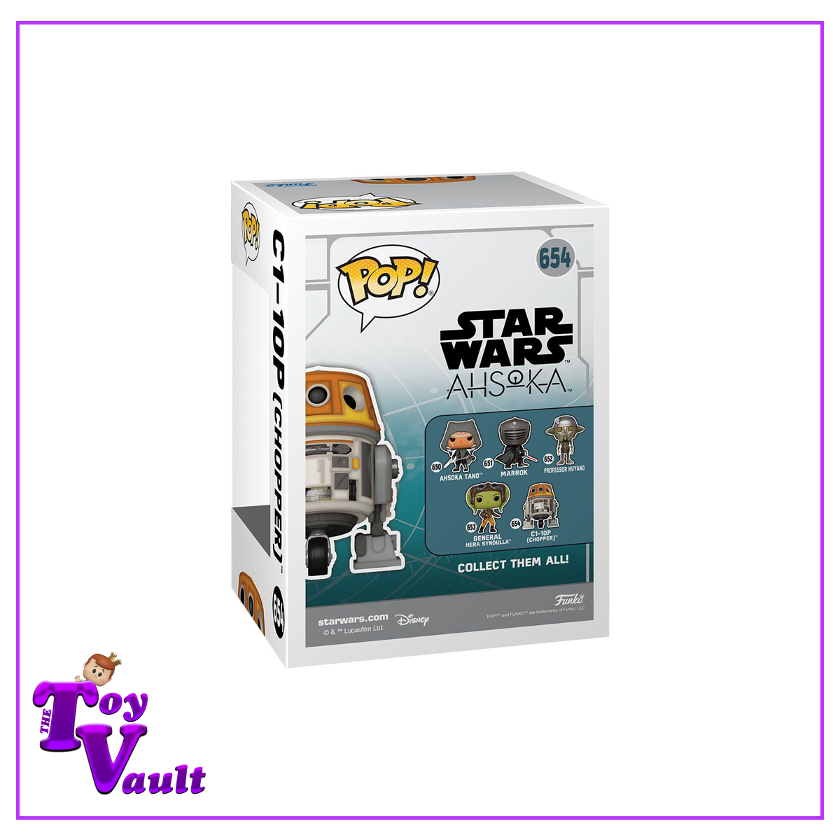 Funko Pop! Star Wars Ahsoka - Chopper (C1-10P) #654 Preorder