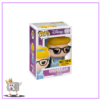 Funko Pop! Disney Cinderella - Cinderella (Nerd) #157 Hot Topic Exclusive