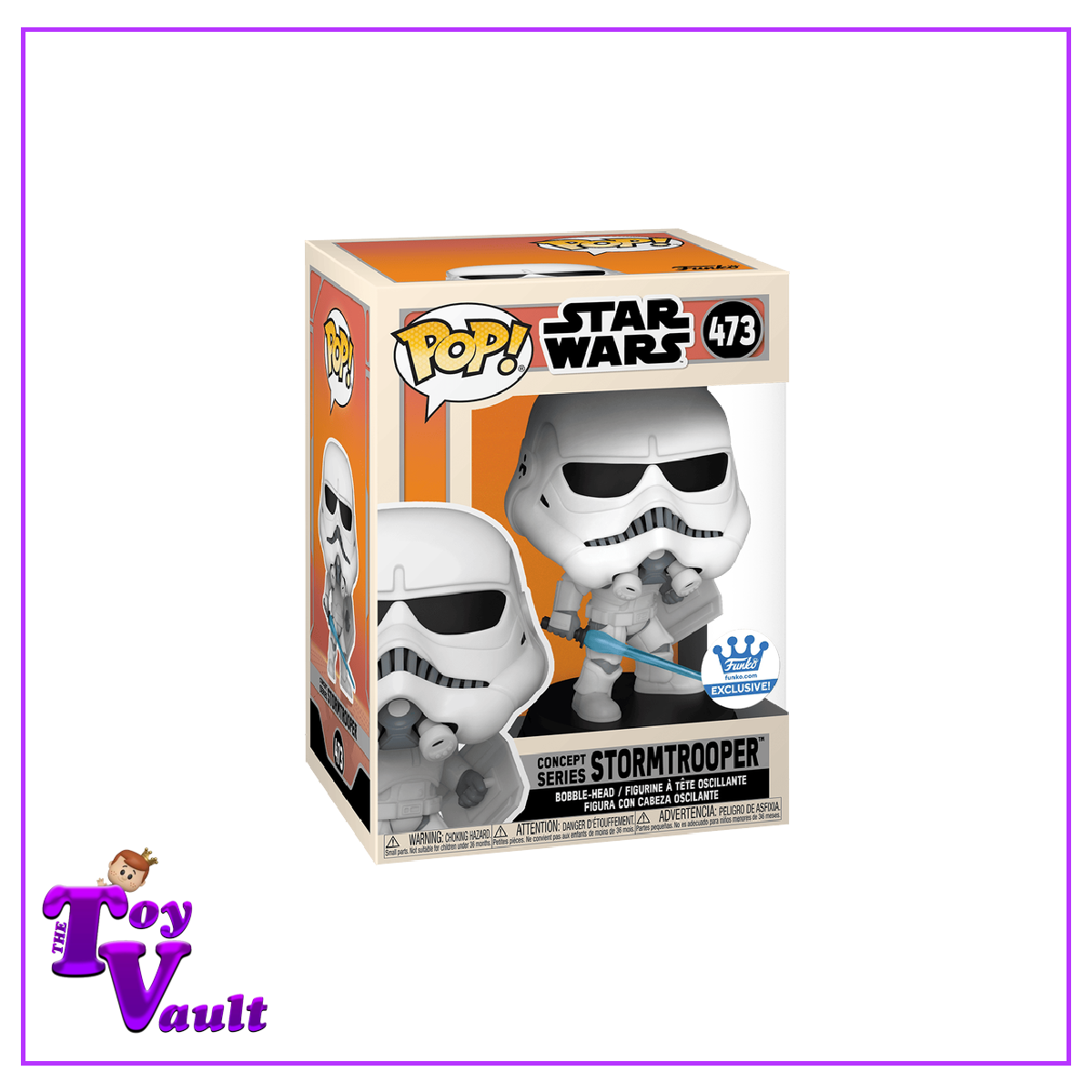 Funko Pop! Star Wars Concept Series - Stormtrooper with Shield #473 Funko Shop Exclusive