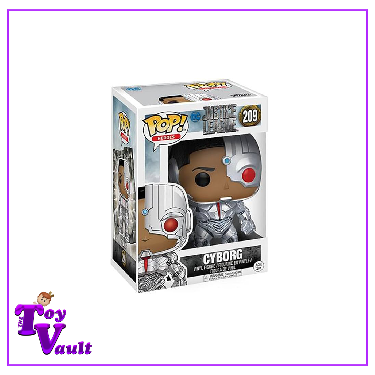 Funko Pop! DC Heroes Justice League - Cyborg #209