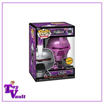 Funko Pop! Fusion Games Galactica - Cyclon #998 Purple Chase with Redeemable Code Preorder