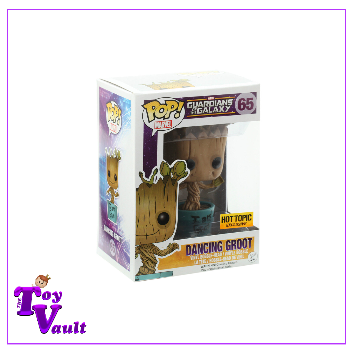 Funko Pop! Marvel Guardians of the Galaxy - Dancing Groot #65 Hot Topic Exclusive