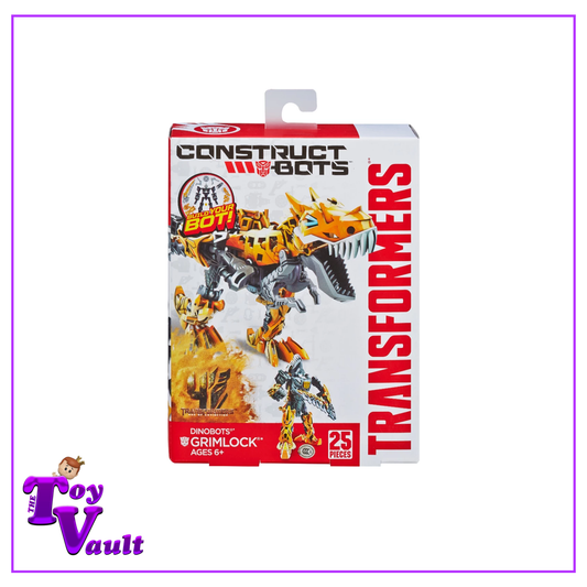 Hasbro Movies Transformers Construct Bots Dinobots Grimlock (25 Pieces)