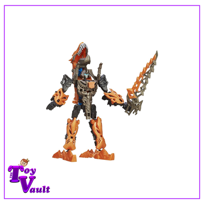 Hasbro Movies Transformers Construct Bots Dinobots Grimlock (25 Pieces)