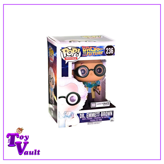 Funko Pop! Movies Back to the Future - Dr. Emmett Brown #236 Lootcrate Exclusive