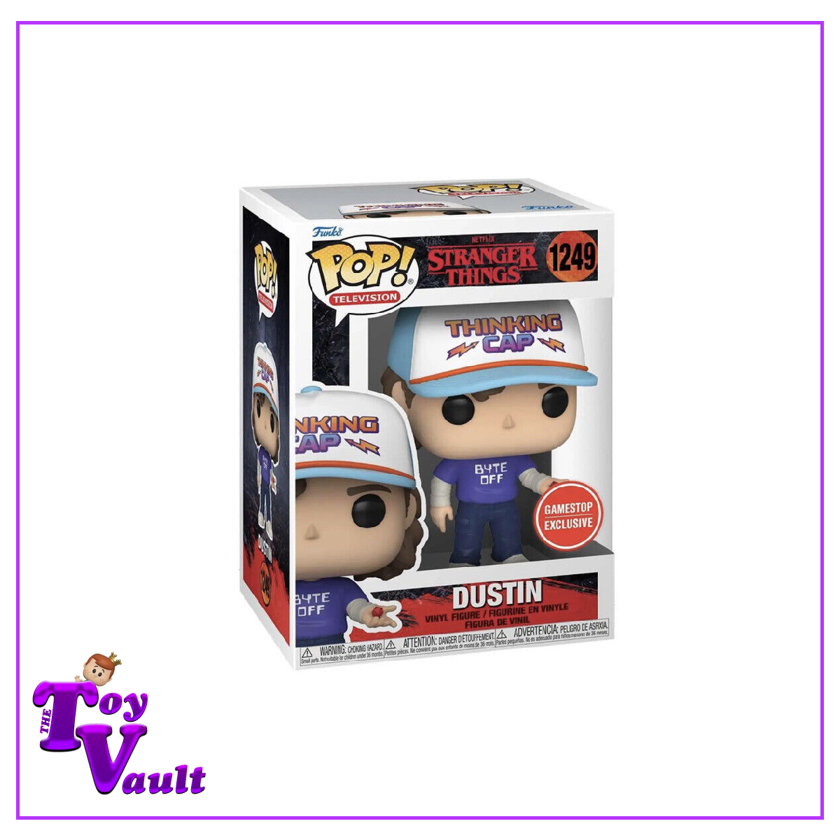 Funko Pop! Television Stranger Things - Dustin #1249 GameStop Exclusive