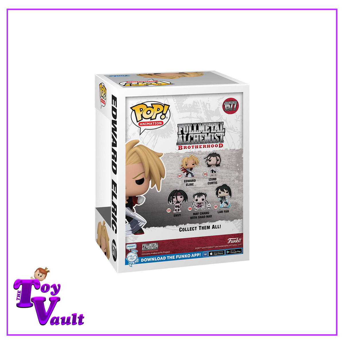 Funko Pop! Animation FullMetal Alchemist Brotherhood - Edward Elric with Blade #1577