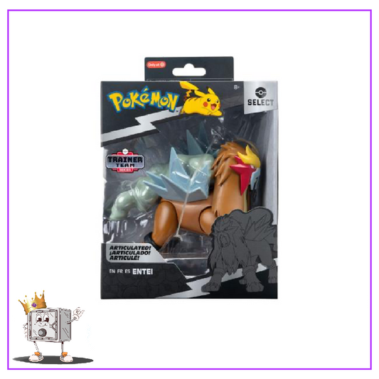 Jazwares Games Pokemon Select Trainer Team Series - Entei Articulated Figure