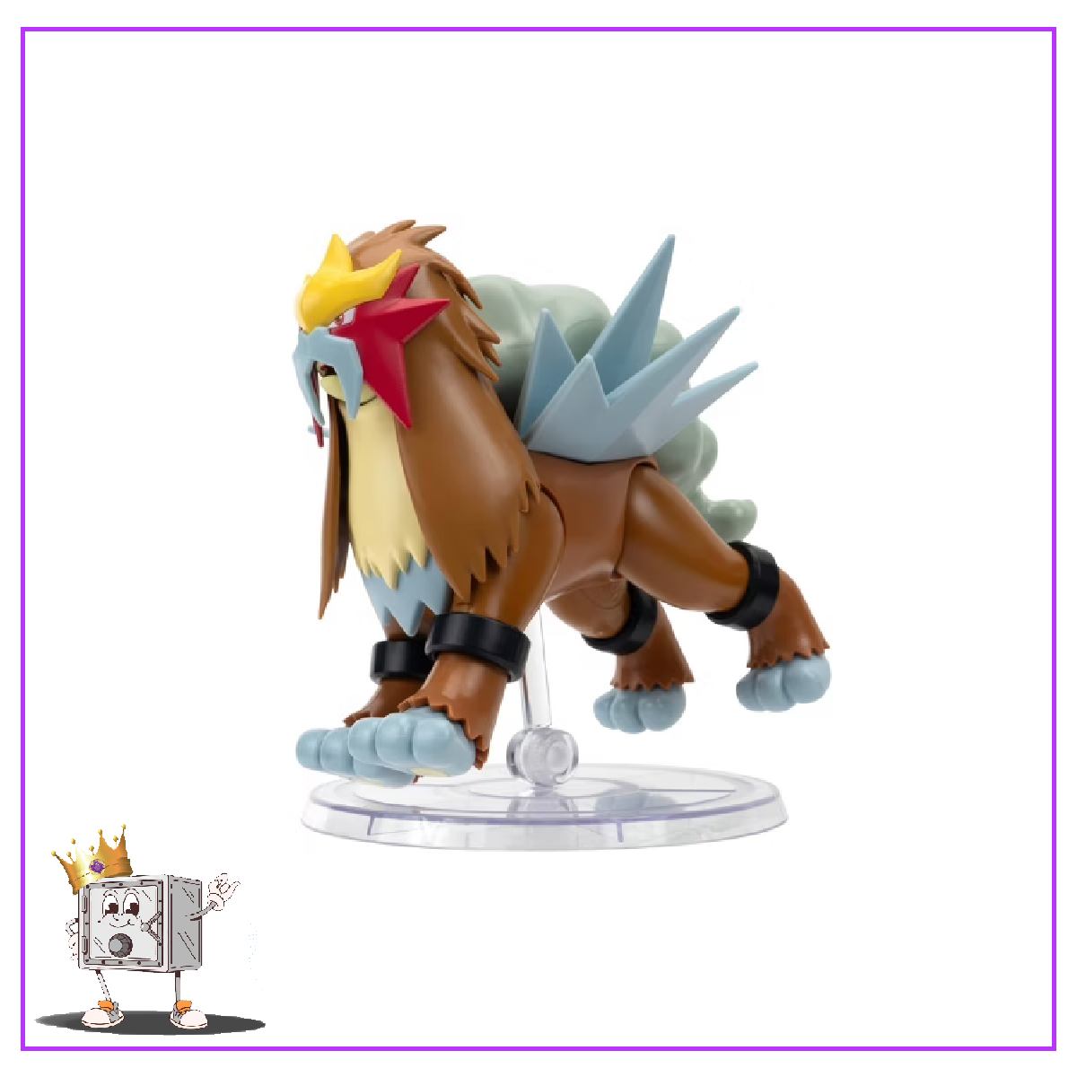 Jazwares Games Pokemon Select Trainer Team Series - Entei Articulated Figure