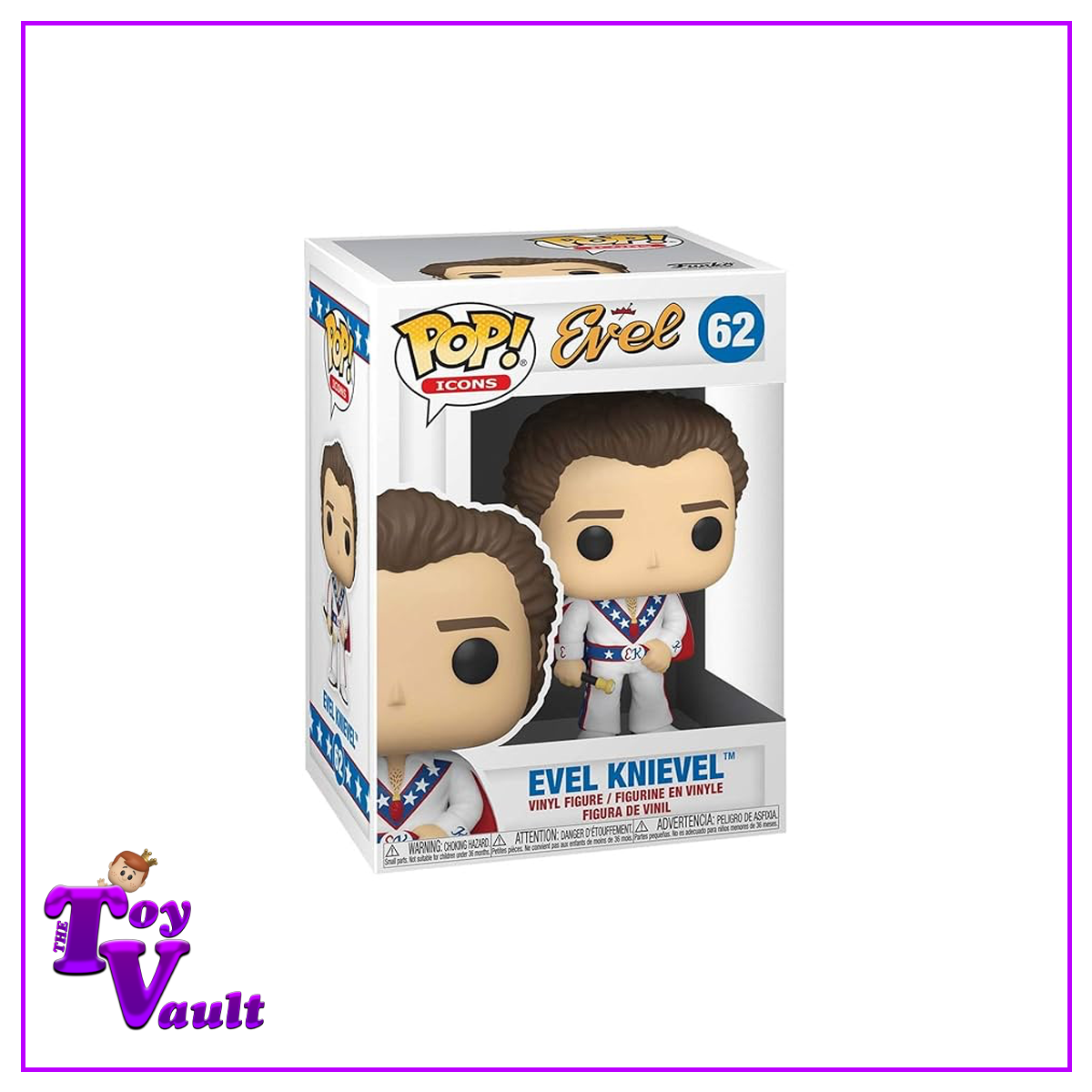 Funko Pop! Icons Stuntman - Evel Knievel #62