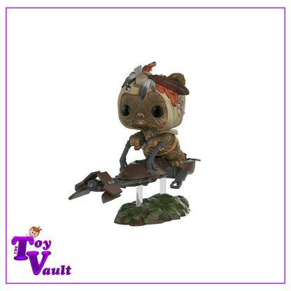 Funko Pop! Star Wars - Ewok with Speeder Bike #258 Funko Shop Exclusive