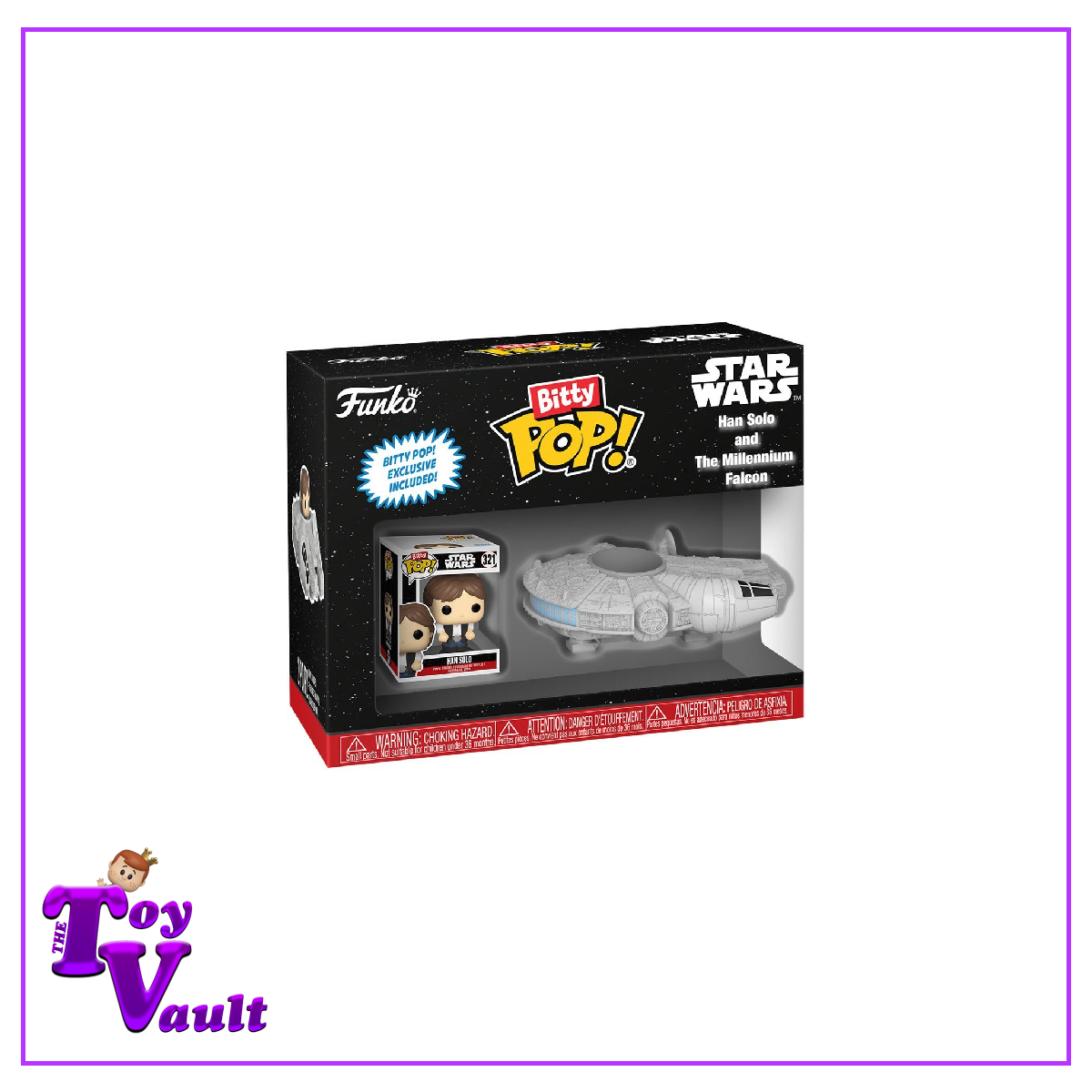 Funko Bitty Pop! Star Wars - Han Solo with Millenium Falcon (Ride) Preorder