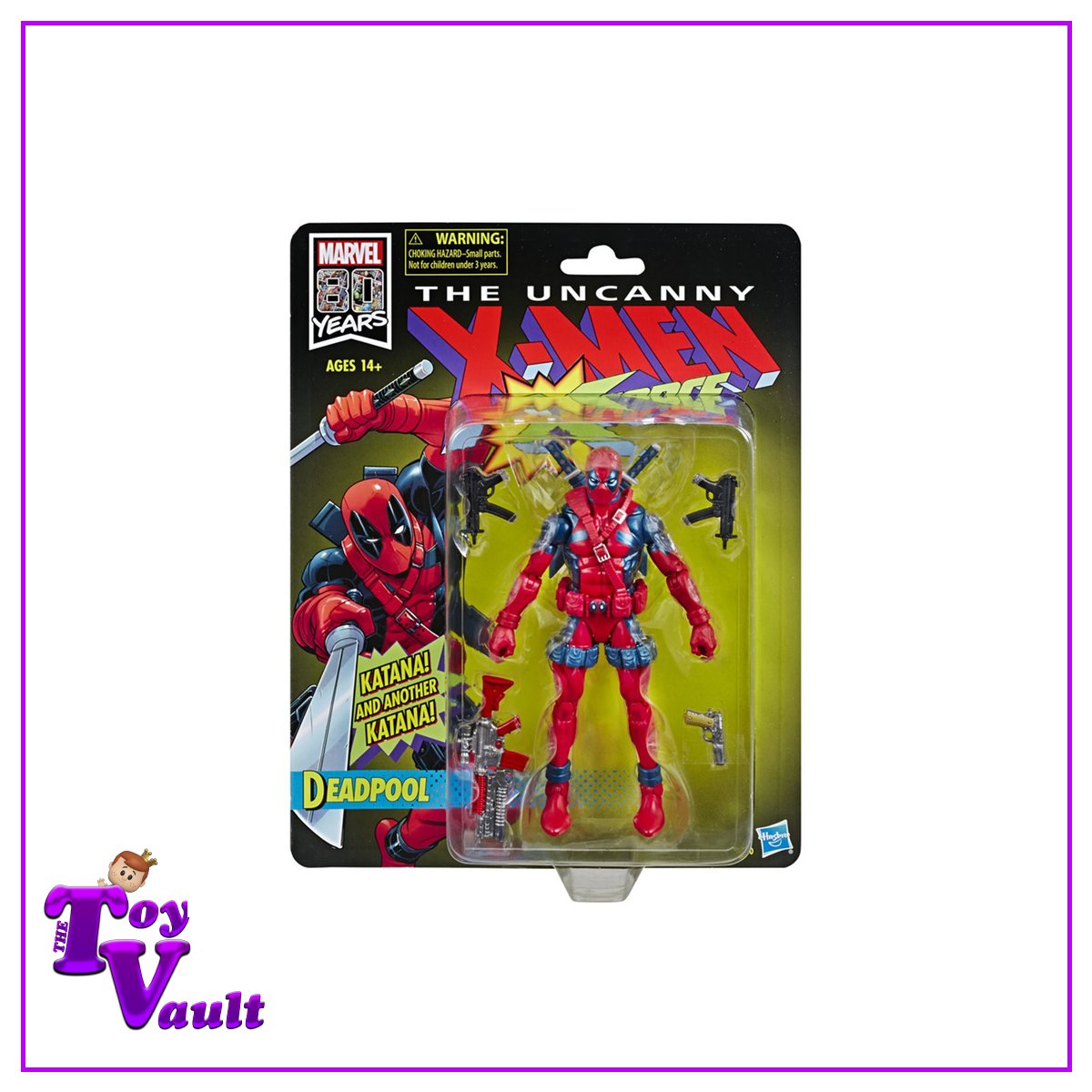 Hasbro Marvel Legends X-Men X Force Retro Deadpool 6-inch Action Figure - Exclusive