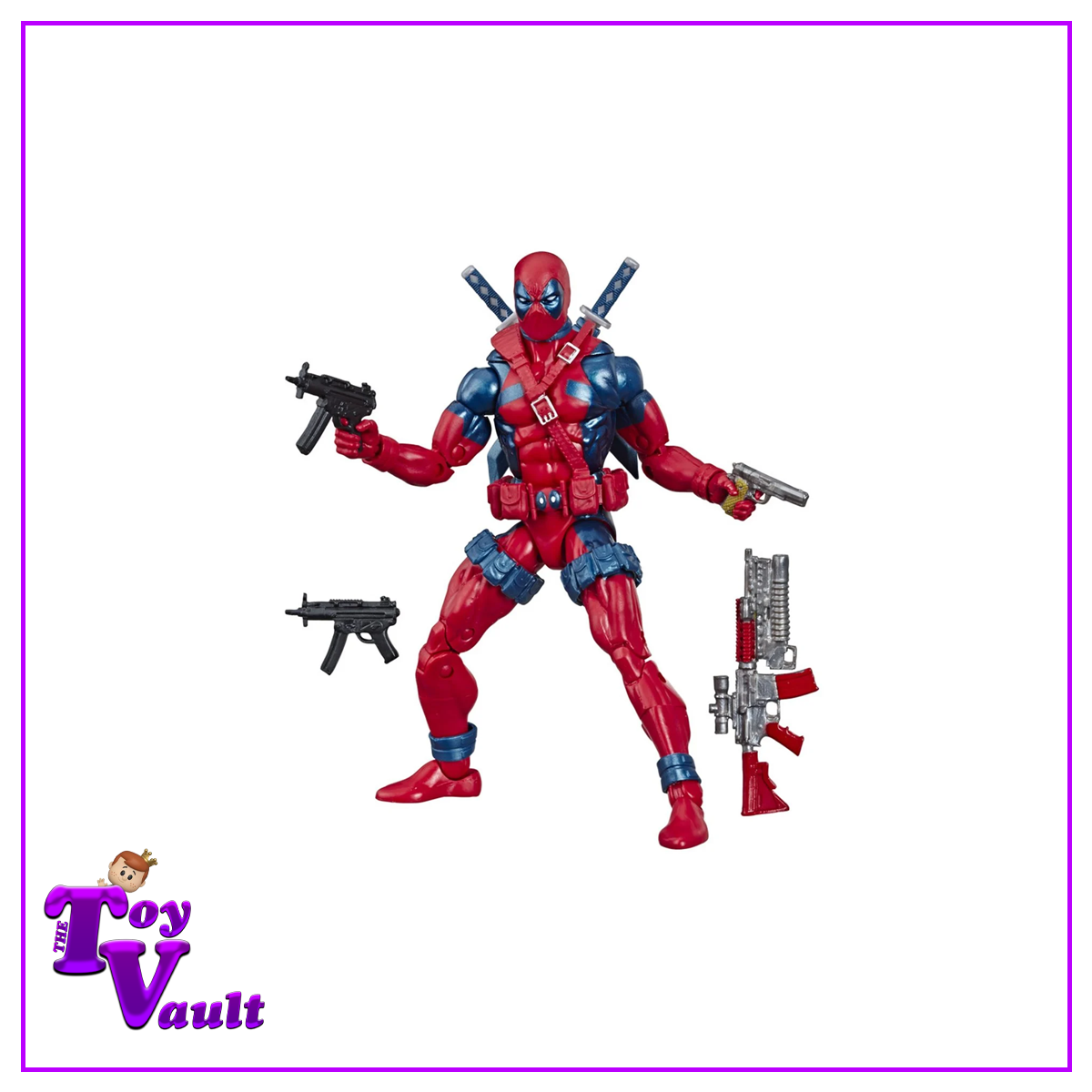 Hasbro Marvel Legends X-Men X Force Retro Deadpool 6-inch Action Figure - Exclusive