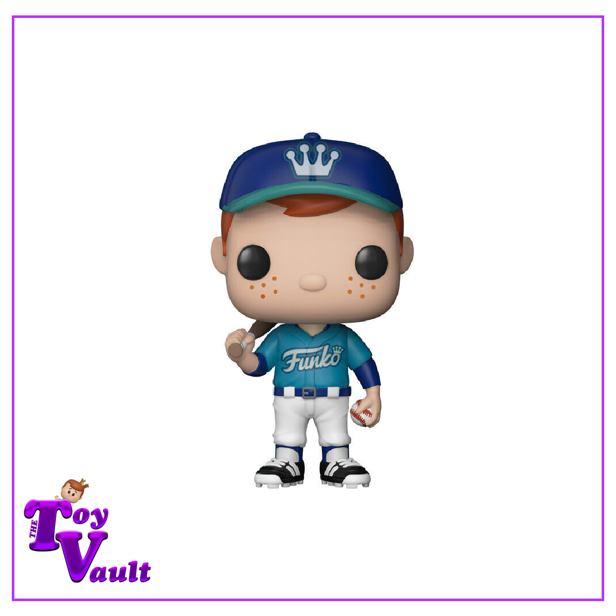 Funko Pop! Icons - Freddy Funko Baseball Player (Teal Jersey) SE 2018 Emerald City Comic Con Exclusive LE 1000