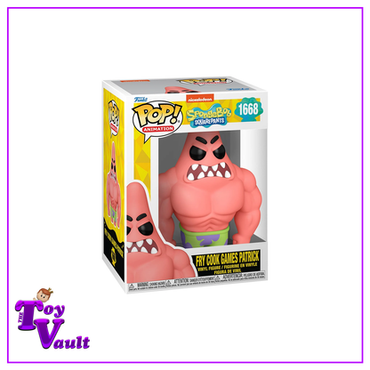 Funko Pop! Television Spongebob Squarepants 25th Anniversary Meme Collection - Fry Cook Games Patrick with Muscles #1668