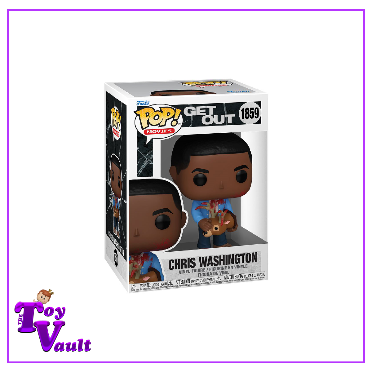 Funko Pop! Horror Movies Get Out - Chris Washington with Deer Head #1859 Preorder