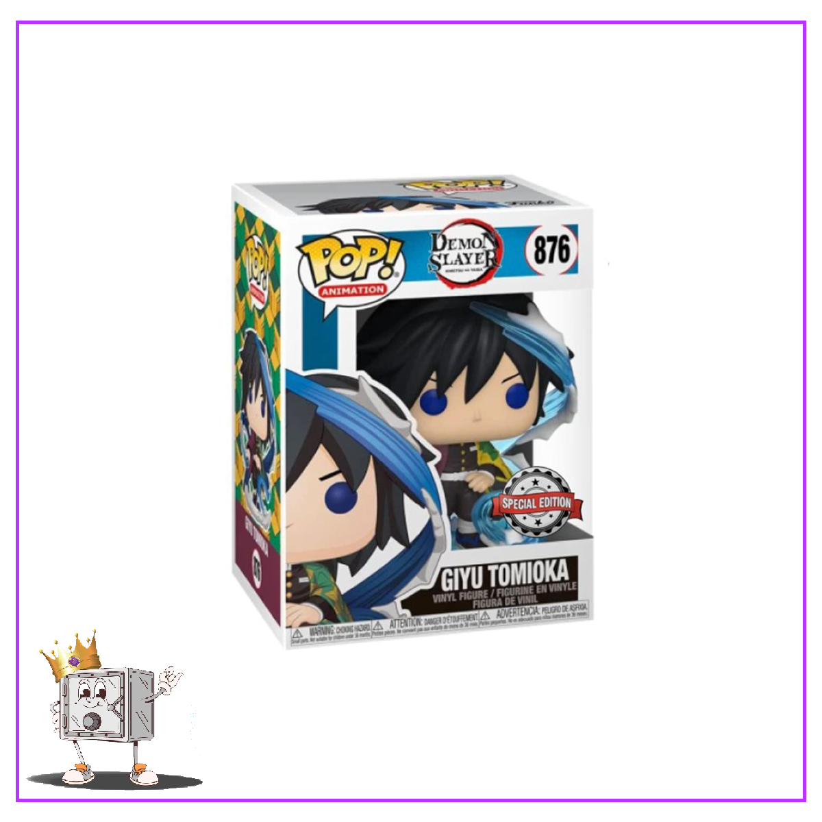 Funko Pop! Animation Demon Slayer - Giyu Tomioka #876 Special Edition Exclusive